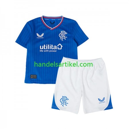 Rangers Kinder Heim Trikotsatz 2023/24 Kurzarm